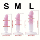 4.88in 5.28in 5.83in Silicone Small Soft Dildo For Beginner to Expert