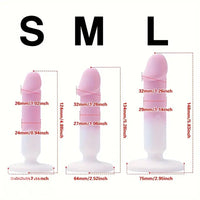 4.88in 5.28in 5.83in Silicone Small Soft Dildo For Beginner to Expert