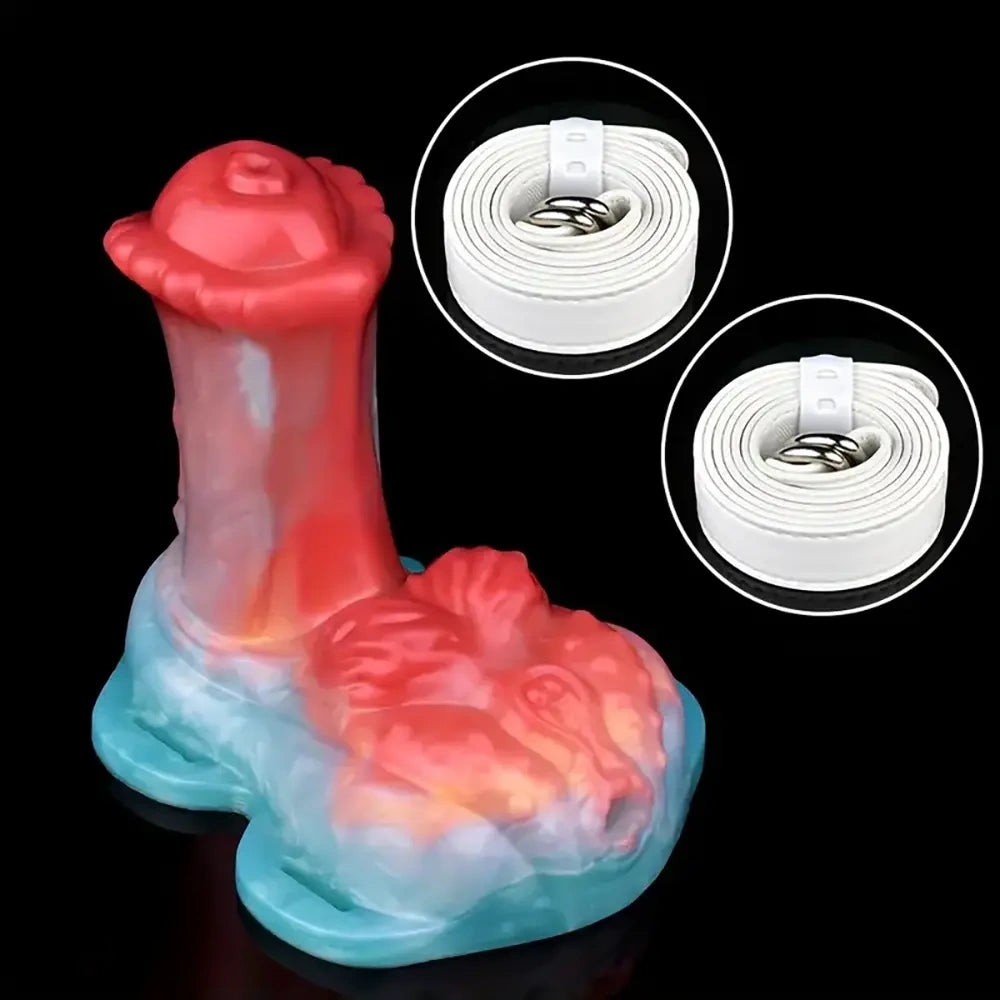 4.88in Realistic Horse Cock Small Strap on Dildo For Clitoral Stimulation