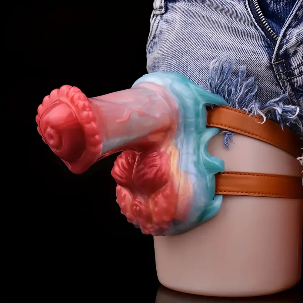 4.88in Realistic Horse Cock Small Strap on Dildo For Clitoral Stimulation