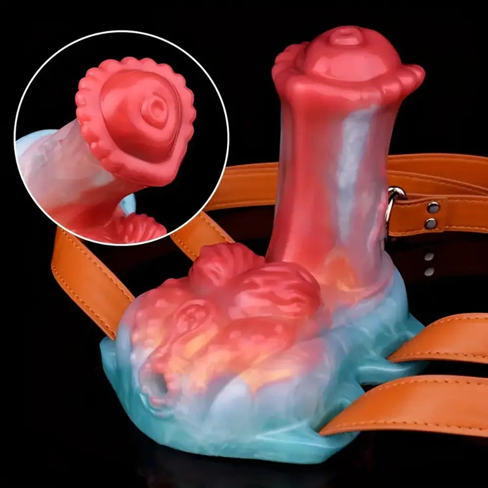 4.88in Realistic Horse Cock Small Strap on Dildo For Clitoral Stimulation