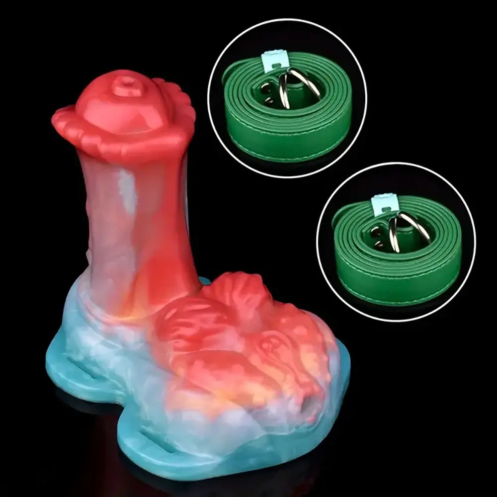 4.88in Realistic Horse Cock Small Strap on Dildo For Clitoral Stimulation