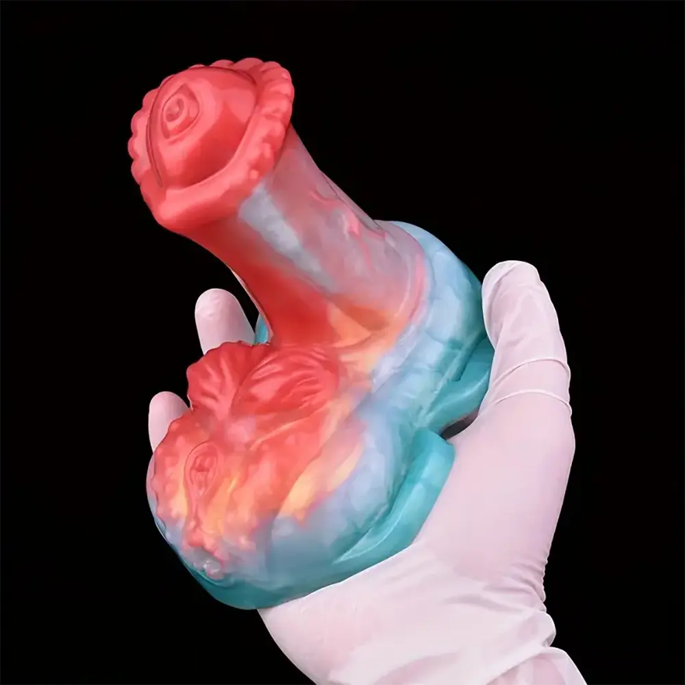 4.88in Silicone Soft G-Spot Massage Small Ejaculating Strap on Dildo