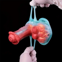 4.88in Silicone Soft G-Spot Massage Small Ejaculating Strap on Dildo