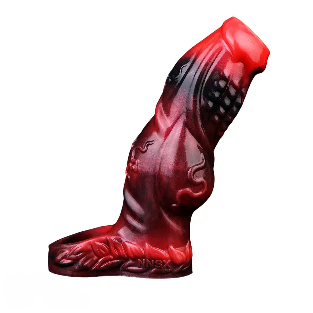4.8in 5.59in 6.69in Dog Knot Animal Soft Dildo Sleeve Cock Extender