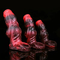 4.8in 5.59in 6.69in Dog Knot Animal Soft Dildo Sleeve Cock Extender