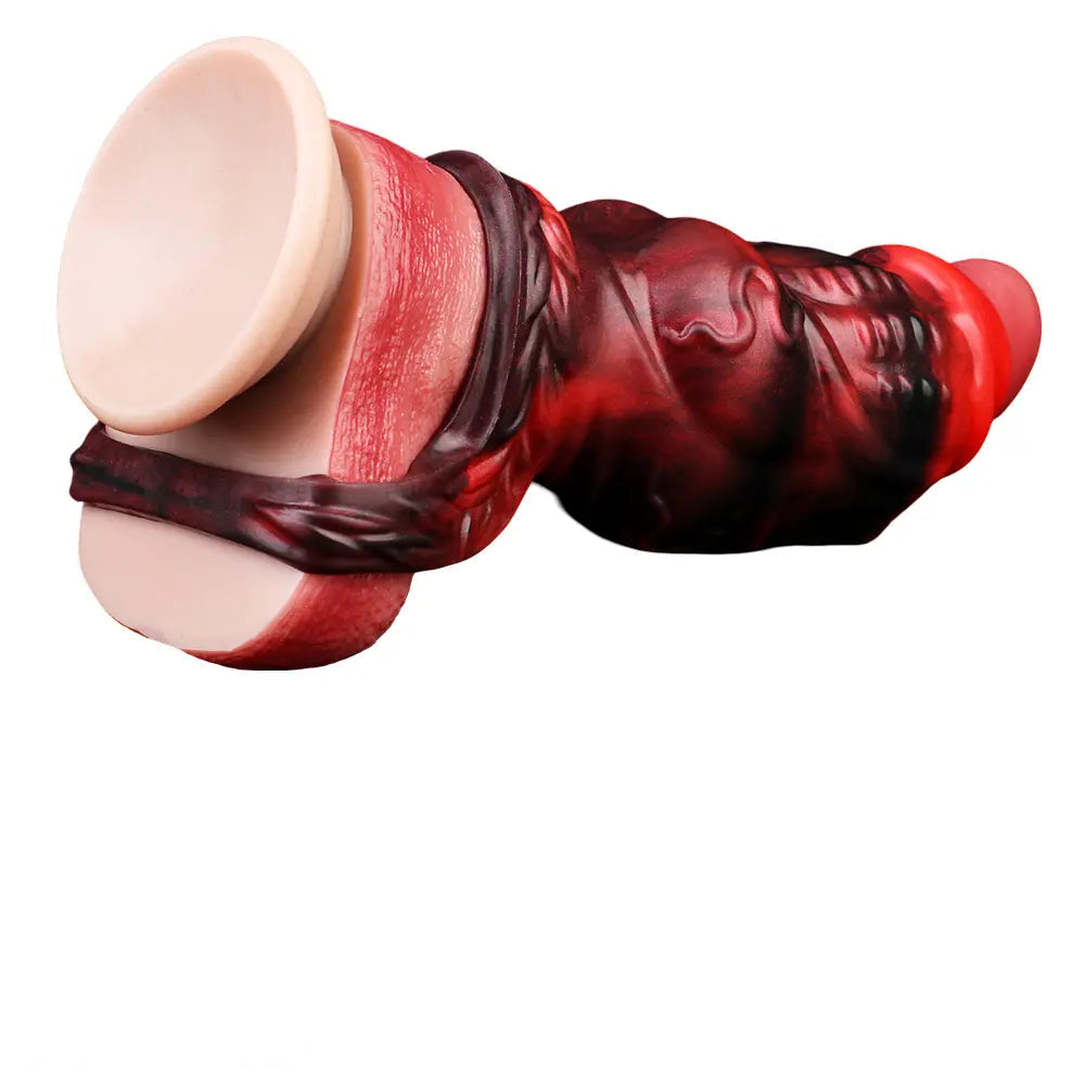 4.8in 5.59in 6.69in Dog Knot Animal Soft Dildo Sleeve Cock Extender