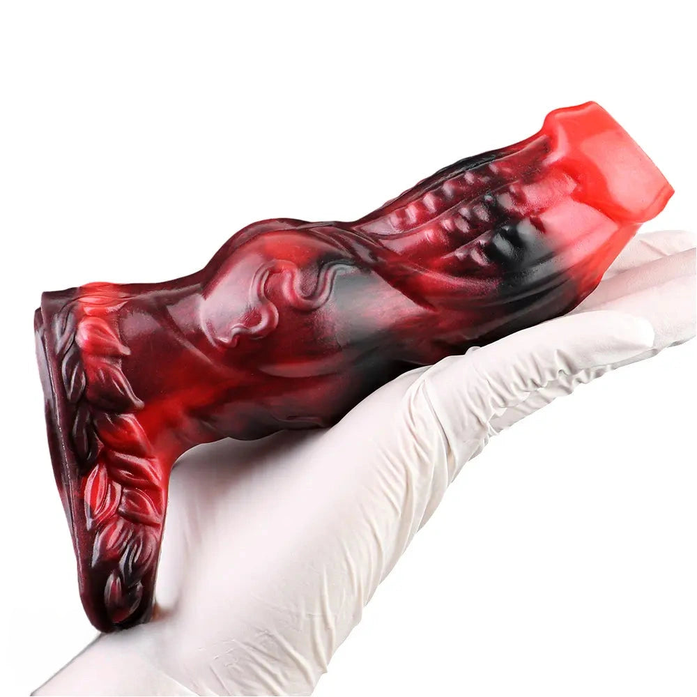 4.8in 5.59in 6.69in Dog Knot Animal Soft Dildo Sleeve Cock Extender