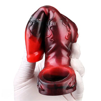 4.8in 5.59in 6.69in Dog Knot Animal Soft Dildo Sleeve Cock Extender
