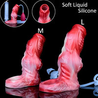 4.8in 5.59in Soft Liquid Silicone Monster Dildo Sleeve For Delay Ejaculation