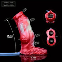 4.8in 5.59in Soft Liquid Silicone Monster Dildo Sleeve For Delay Ejaculation