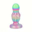 4.8in 5.7in 6.81in 7.87in 8.97in 10.39in Octopus Skull Silicone Glowing Dildo