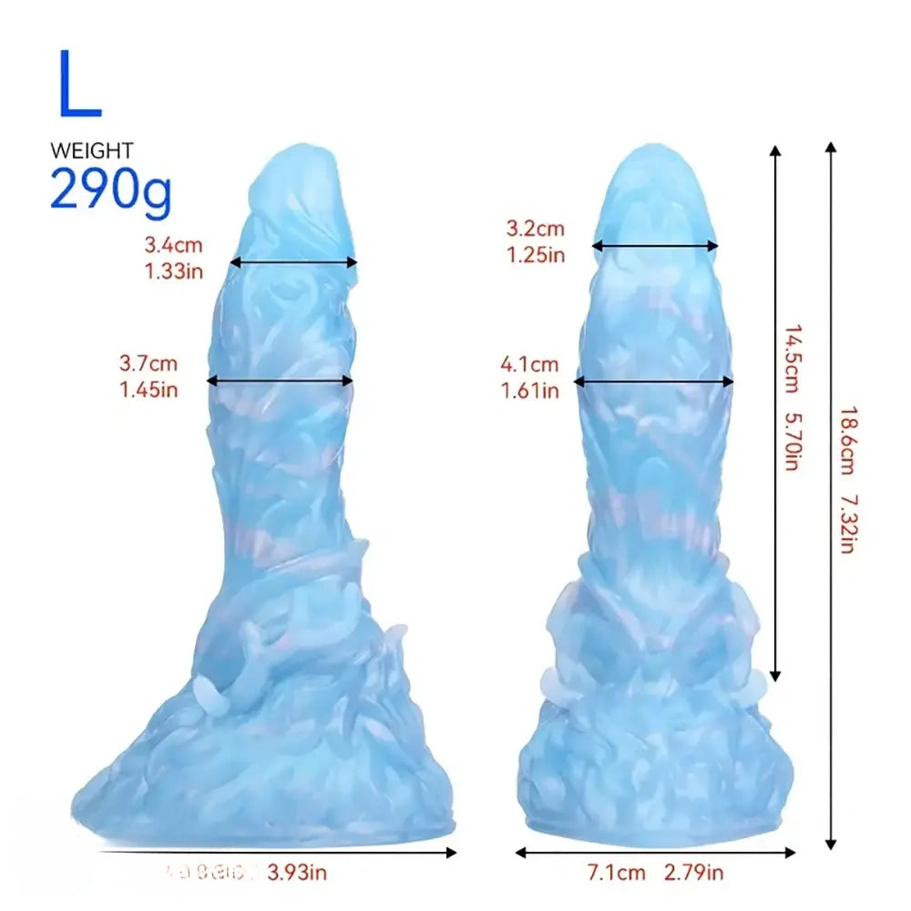 4.8in 5.98in 7.32in 8.46in Monster Anal Plug Silicone Dildo Butt Plug