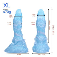 4.8in 5.98in 7.32in 8.46in Monster Anal Plug Silicone Dildo Butt Plug