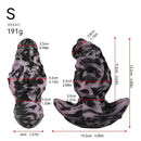 4.8in 6.33in Silicone Anal Plug For Women Safe Training Toy For Beginner