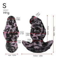 4.8in 6.33in Silicone Anal Plug For Women Safe Training Toy For Beginner