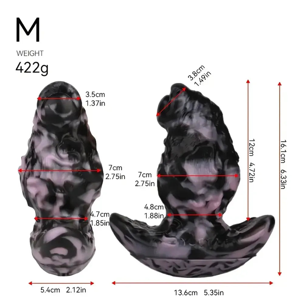4.8in 6.33in Silicone Anal Plug For Women Safe Training Toy For Beginner