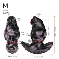 4.8in 6.33in Silicone Anal Plug For Women Safe Training Toy For Beginner