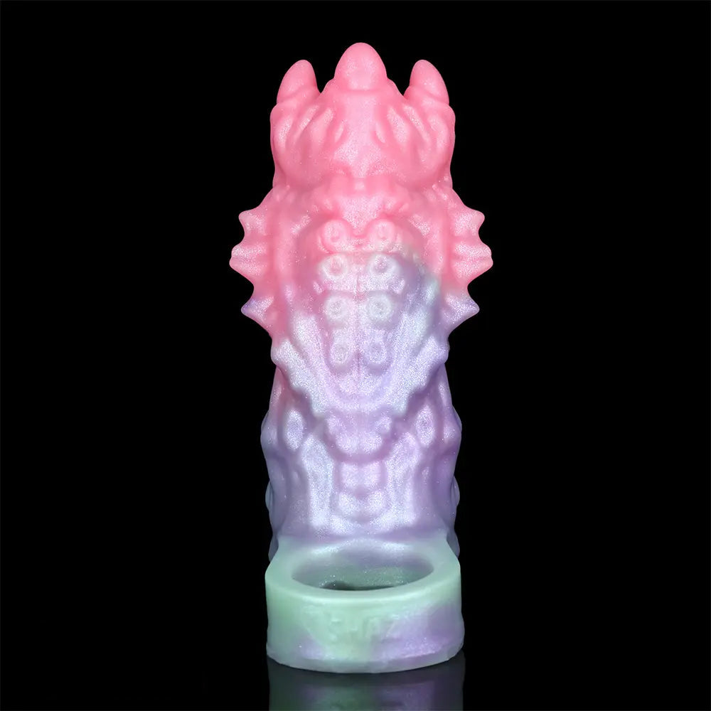 4.8in Illusion Bloom SHAZ-3014 Fantasy Hollow Dildo Sleeve For Extension