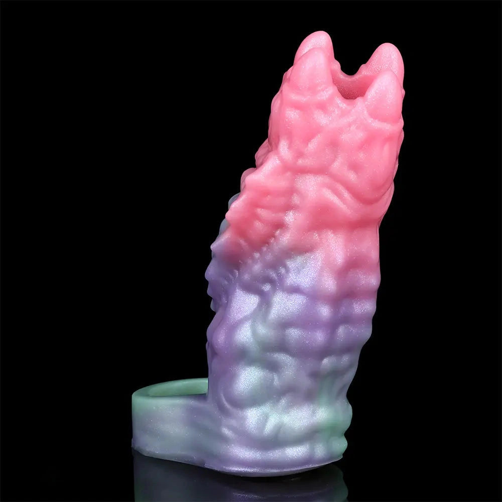 4.8in Illusion Bloom SHAZ-3014 Fantasy Hollow Dildo Sleeve For Extension