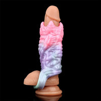 4.8in Illusion Bloom SHAZ-3014 Fantasy Hollow Dildo Sleeve For Extension