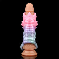 4.8in Illusion Bloom SHAZ-3014 Fantasy Hollow Dildo Sleeve For Extension