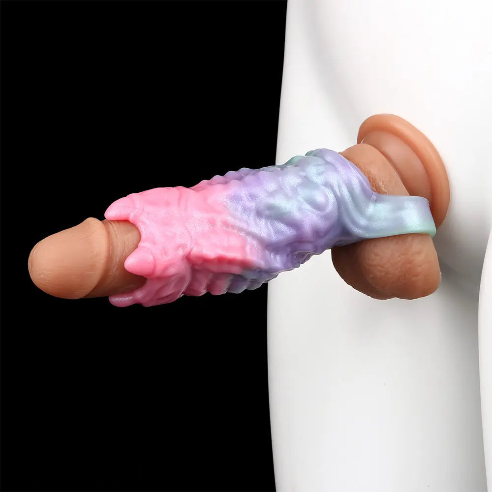 4.8in Illusion Bloom SHAZ-3014 Fantasy Hollow Dildo Sleeve For Extension
