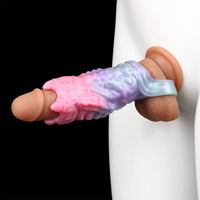 4.8in Illusion Bloom SHAZ-3014 Fantasy Hollow Dildo Sleeve For Extension