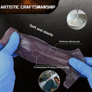 4.8in Platinum Silicone Real Lifelike Skin Dildo Sleeve Soft Male Penis Sleeve