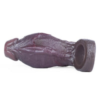 4.8in Platinum Silicone Real Lifelike Skin Dildo Sleeve Soft Male Penis Sleeve