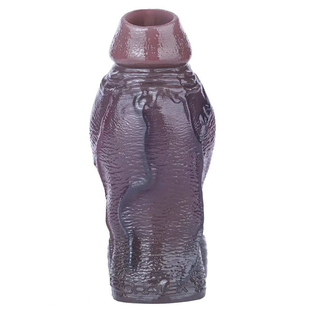 4.8in Platinum Silicone Real Lifelike Skin Dildo Sleeve Soft Male Penis Sleeve