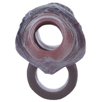 4.8in Platinum Silicone Real Lifelike Skin Dildo Sleeve Soft Male Penis Sleeve
