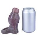 4.8in Platinum Silicone Real Lifelike Skin Dildo Sleeve Soft Male Penis Sleeve