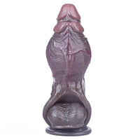 4.8in Platinum Silicone Real Lifelike Skin Dildo Sleeve Soft Male Penis Sleeve