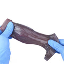 4.8in Platinum Silicone Real Lifelike Skin Dildo Sleeve Soft Male Penis Sleeve