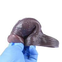 4.8in Platinum Silicone Real Lifelike Skin Dildo Sleeve Soft Male Penis Sleeve
