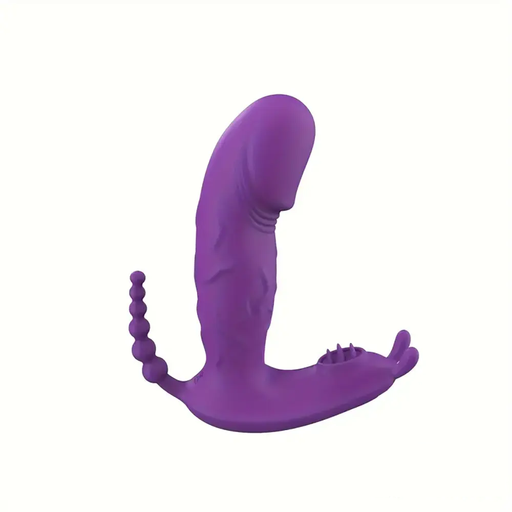 4.8in Small App Controlled Wearable Vibrating Tapping Dildo Vibrator