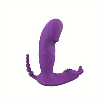 4.8in Small App Controlled Wearable Vibrating Tapping Dildo Vibrator