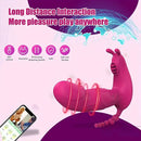 4.8in Small App Controlled Wearable Vibrating Tapping Dildo Vibrator