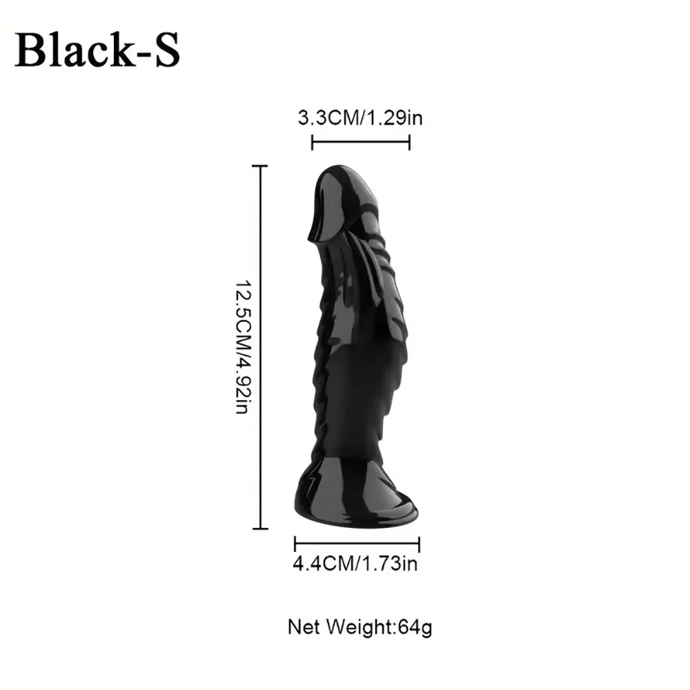 4.92in 5.51in 6.69in Realistic Anal Female Male Dildo For Anal Play