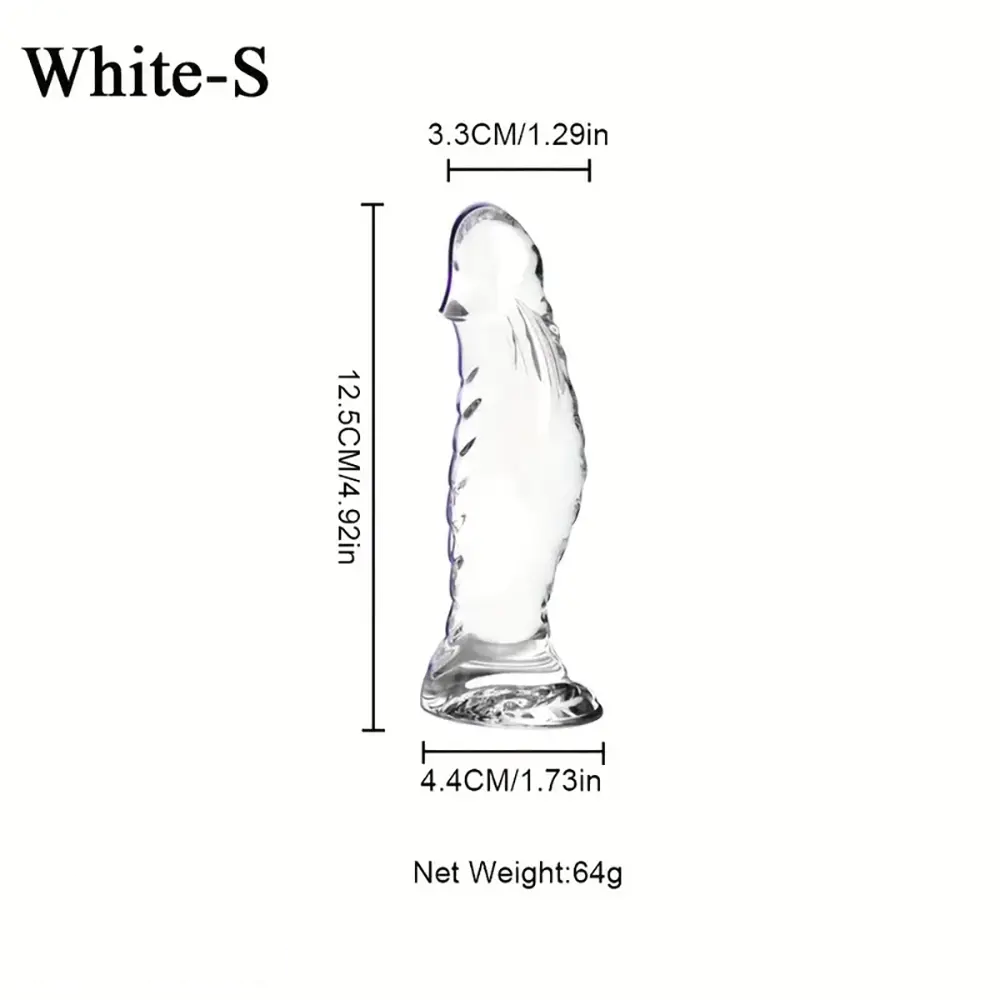 4.92in 5.51in 6.69in Realistic Anal Female Male Dildo For Anal Play