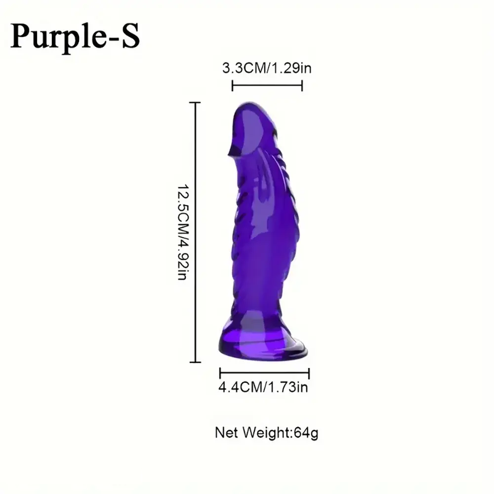 4.92in 5.51in 6.69in Realistic Anal Female Male Dildo For Anal Play