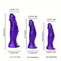 4.92in 5.51in 6.69in Realistic Anal Female Male Dildo For Anal Play
