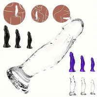 4.92in 5.51in 6.69in Realistic Anal Female Male Dildo For Anal Play
