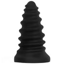 4.92in 5.7in 6.69in 7.48in Black Silicone Screws Anal Dilator Dildo