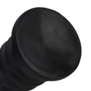4.92in 5.7in 6.69in 7.48in Black Silicone Screws Anal Dilator Dildo