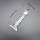 4.92in 5.7in 6.88in Transparent Thread Simulation Penis Crystal Cock Dildo