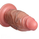 4.92in 5.9in 6.69in 8.07in 9.05in Real Thick Dual Density Silicone Anal Dildo