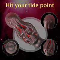 4.92in 5.9in 7.1in 8.07in Octopus Monster Fantasy Silicone Dildo