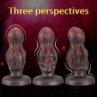 4.92in 5.9in 7.1in 8.07in Octopus Monster Fantasy Silicone Dildo